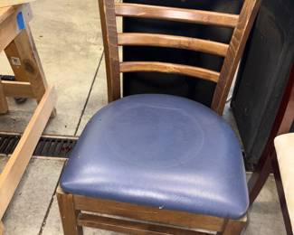 Desk Chair w/Royal Blue Seat!