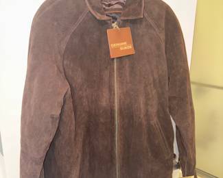 Weather Report Genuine Suede Jacket Sz M NWT!