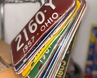 Vintage License Plates!