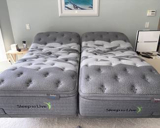 Reverie Mechanical Bed W/Sleep To Live 4.0 Mattresses!