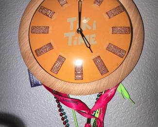Tiki Time Wall Clock!