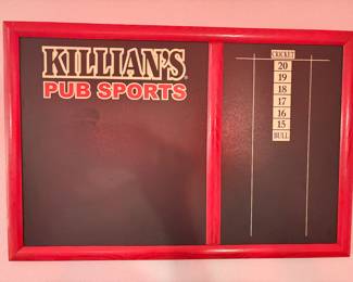 Killian’s Pub Sports Cricket Dart Scoreboard!