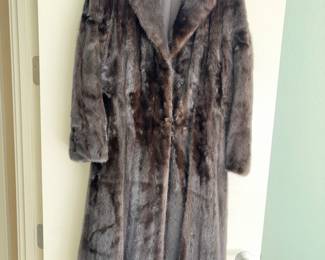 Vtg Sable Ranch Mink Coat!