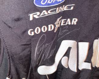 Vtg #12 Alltel Nascar Racing Suit Autographed by Ryan Newman!