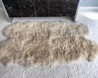 Comfort Zone Genuine Sheepskin 4 pc Quad Rug New Zealand!