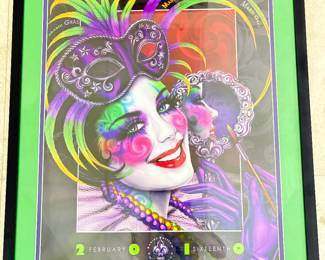 Mardi Grass 2010 Commemorative Framed Poster!
!