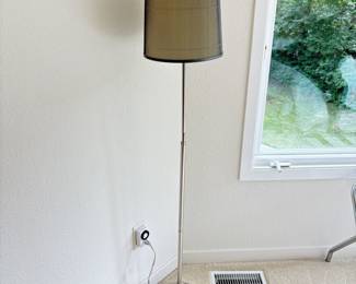 Metal Floor Lamp W/Mesh Shade!