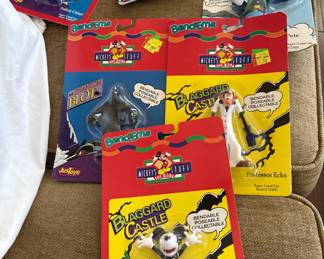 New in package vintage toys, statues, night lights, snow globes and more!