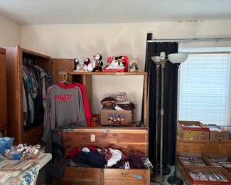 Entertainment unit, cedar chest, armoire and more