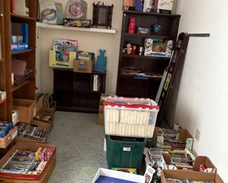 More media and bookshelves