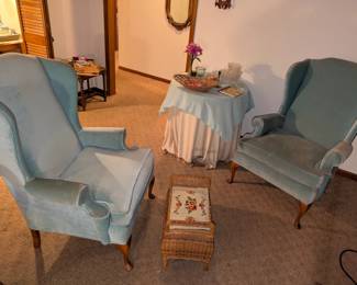 Vintage Wingback Chairs