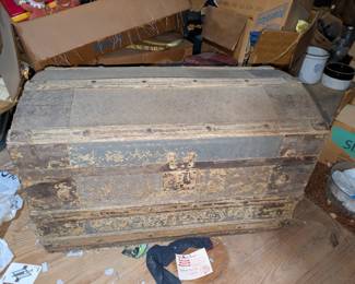 antique trunk