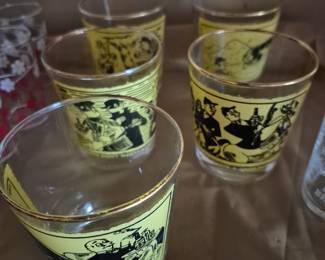 bar glasses all mint