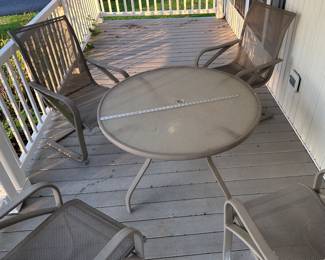 Patio set $75