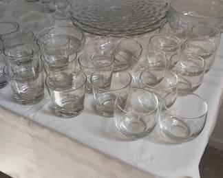 Mid Century rocks glasses
