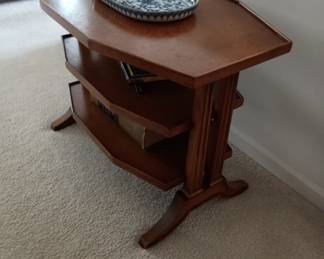 Three level side table