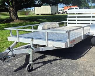 Front of Flat Bed Trailer