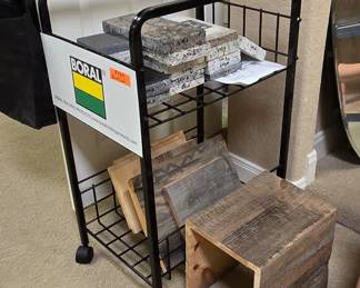 Marble and Wood Samples - Rack