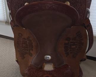World NCHA Championship Saddle - Never been on a horse