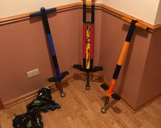 pogo sticks