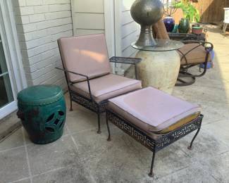 Vintage Salterini Chair & Ottoman