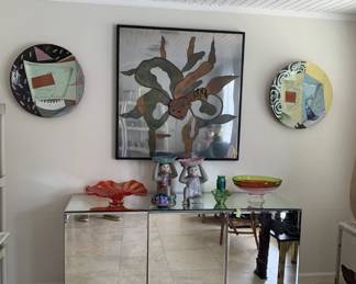 Joe Sternberg metal art, Ello cabinet