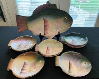 Hand painted Fish set