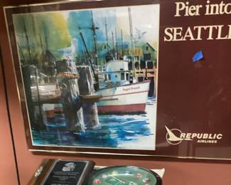 Wall Art Pier Into Seattle