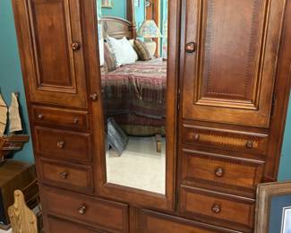 Bedroom Mission Style Armoire Dresser