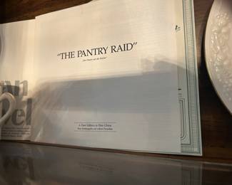Collector Plate Norman Rockwell The Pantry Raid Certificate