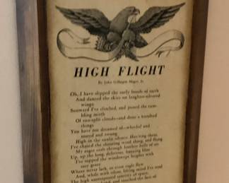 Wall Art HIgh Flight