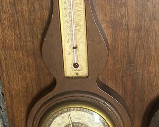 Antique Weather Station Barometer Thermometer and Hygrometer