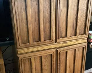 Living Room Wood 4 Door Cabinet