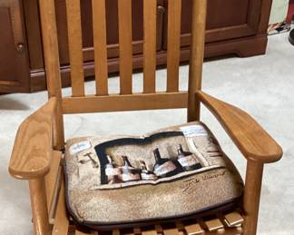 Living Room Ladder Back Rocker