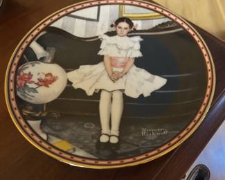 Collector Plate Norman Rockwell Sitting Pretty