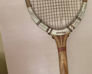 Dunlop Vintage Wooden Tennis Racket