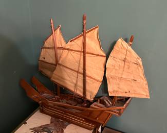 Model Ship 3 Sails
