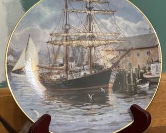 Collector Plate Charles Vickery Prelude to the Journey