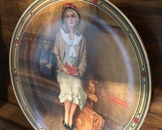 Collector Plate Norman Rockwell Vintage A Young Girls Dream