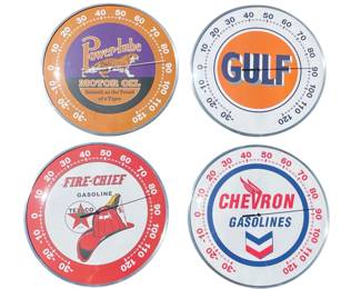 Gasoline Advertisement Thermometers