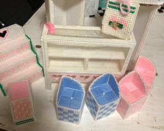 Plastic Canvas Barbie Doll Boutique 