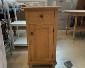 Small pine nightstand/console table