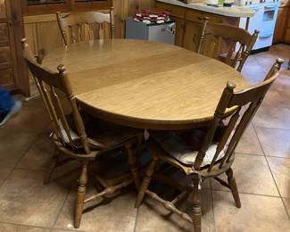 Table and 4 Chairs