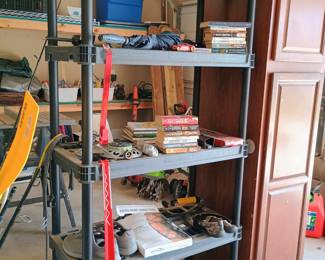 Miscellaneous and cabinet. Shelving 