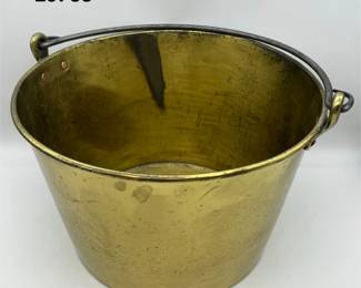 Antique Brown & Bros. Brass Pot
