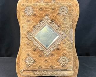Antique Victorian Photo Album on Stand Filled w/ Antique Photographs
