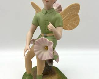 Vintage Laszlo Ispanky Goebel Crafts Porcelain "Winged Fairy Boy" Figurine