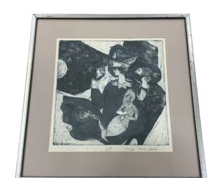 Artist Proof Silkscreen by Rinagai Jawer (b. 1937)