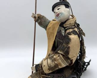 Late Meiji Japanese Musha-Ningyo Doll