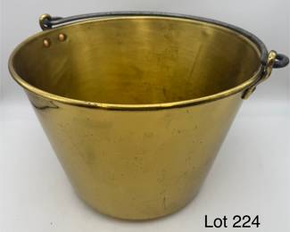 Antique American Brass Kettle Manufacturers #2 Bucket